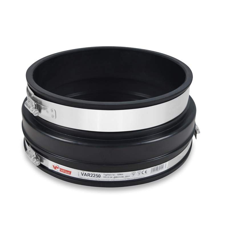 Vipseal Rubber Flexible Drainage Adaptor Coupling 285Mm To 240Mm Epdm