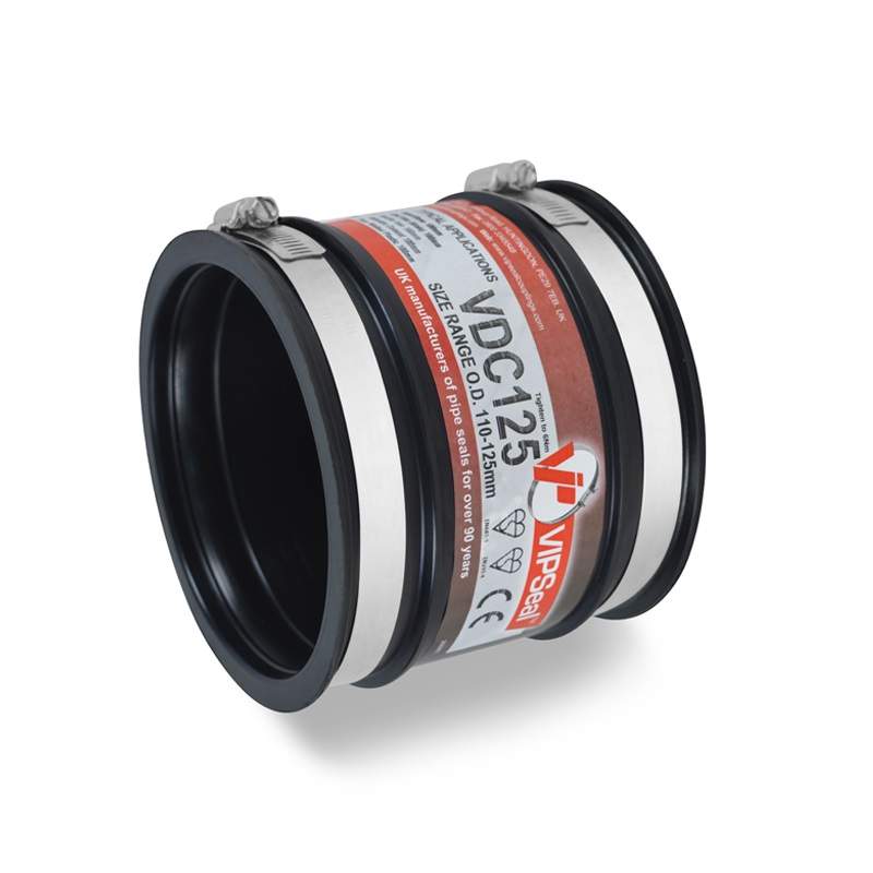 Vipseal Rubber Flexible Drain Coupling 110-125Mm Epdm