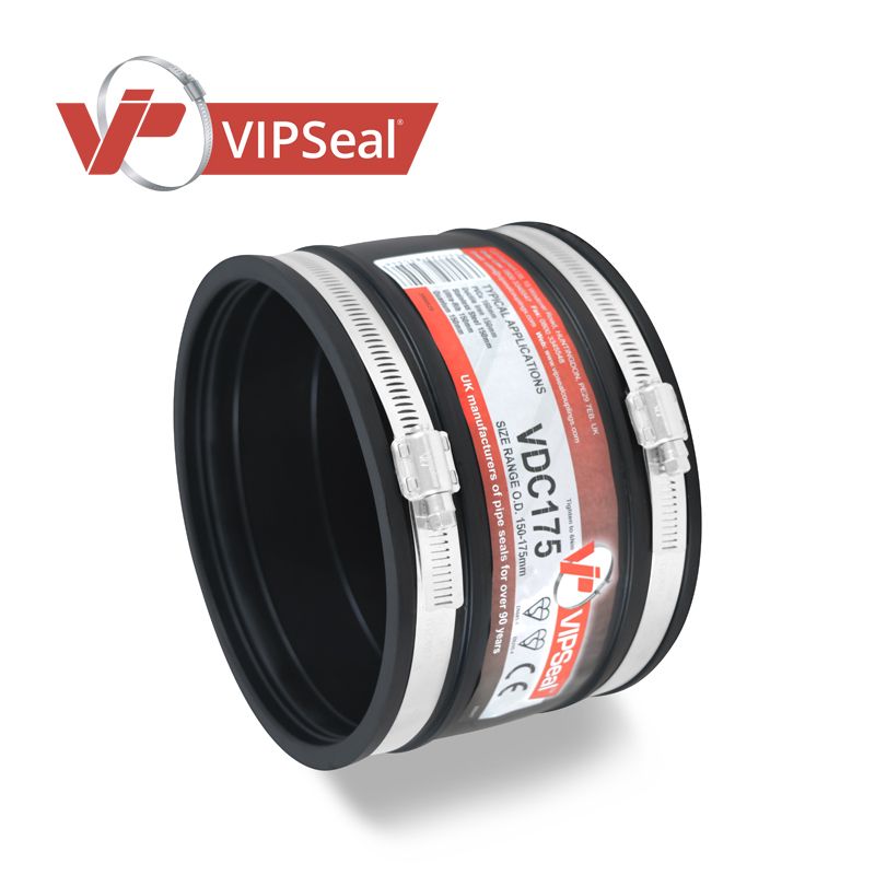 VIPSeal Rubber Flexible Drain Coupling 150175mm Drainage Superstore®