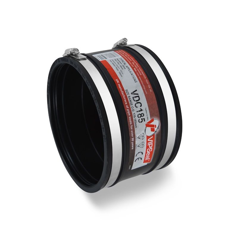 VIPSeal Rubber Flexible Drain Coupling 170185mm Drainage Superstore®