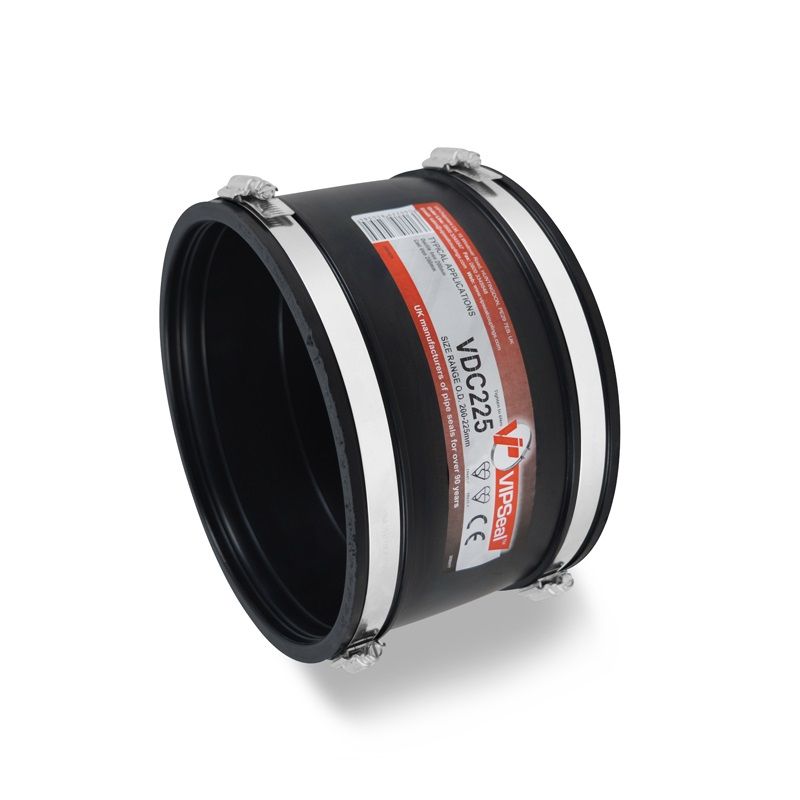VIPSeal Rubber Flexible Drain Coupling 200225mm Drainage Superstore®