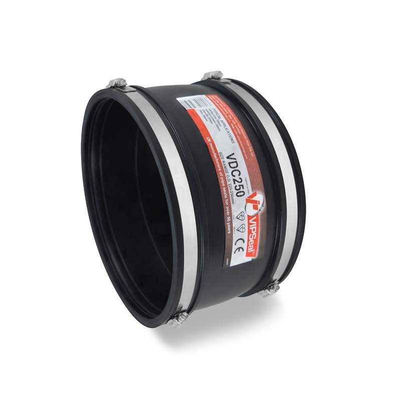 Vipseal Rubber Flexible Drain Coupling 225-250Mm Epdm