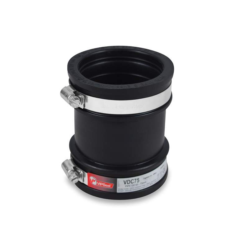 Vipseal Rubber Flexible Drain Coupling 65-75Mm Epdm