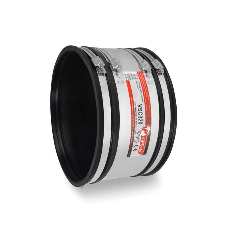 Vipseal Rubber Flexible Standard Drainage Coupling 295-320Mm Epdm