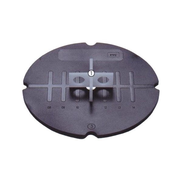 Wallbarn Rubber Pad with 5mm Cross Spacers