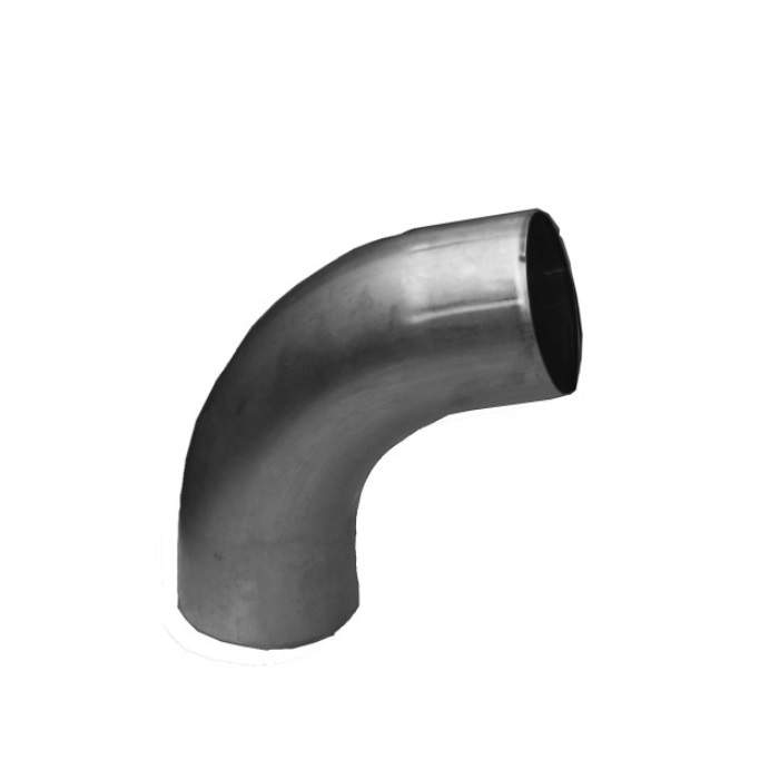 Metal Gutta Silver Zinc Round 80Mm Downpipe Bend - 85Dg