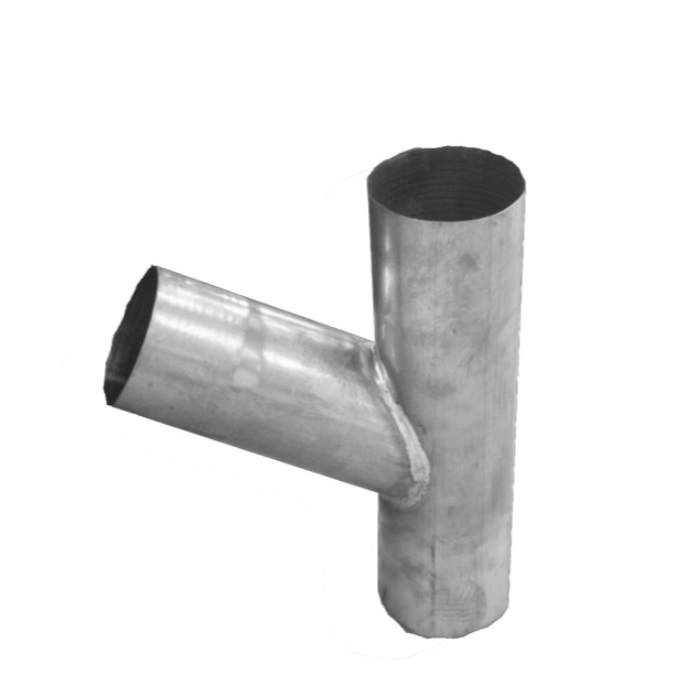 Metal Gutta Silver Zinc Round 80Mm Downpipe Branch