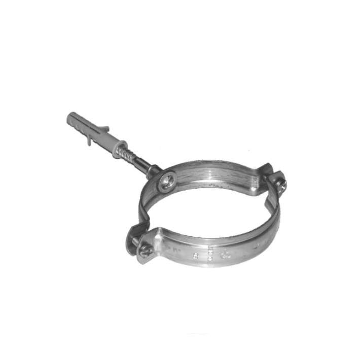 Metal Gutta Silver Zinc Round 80Mm Downpipe Clip