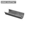 Metal Gutta Zinc 125mm Half Round Gutter - 2.4m