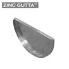 Metal Gutta Zinc 125mm Half Round Gutter Stop End 