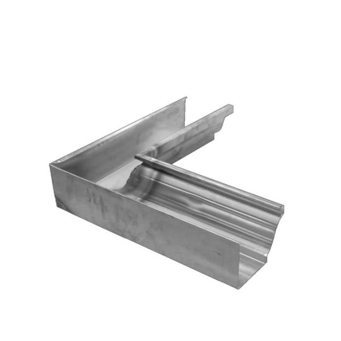 Metal Gutta Silver Zinc 152Mm Ogee Gutter Internal Corner - 135Dg