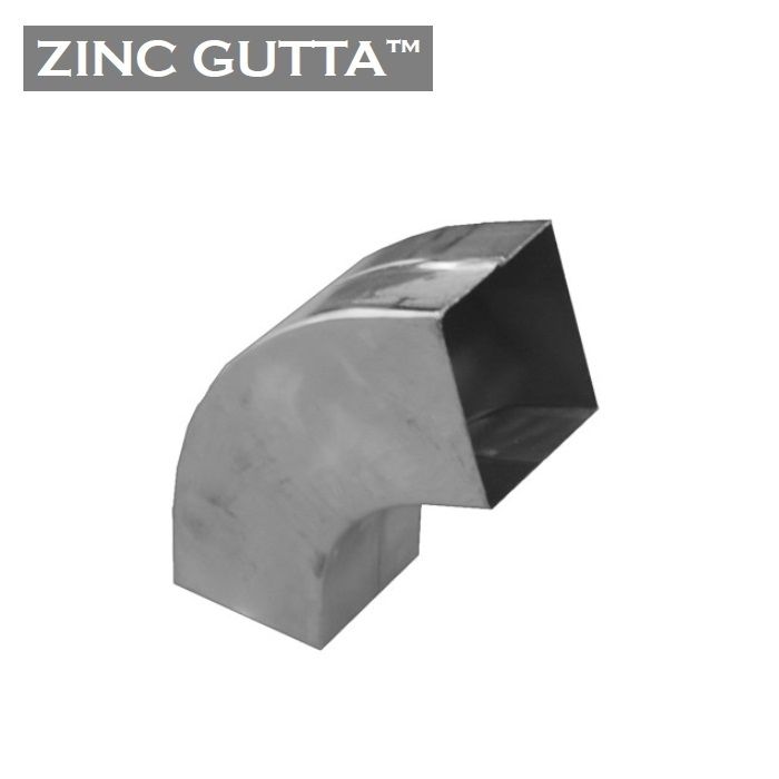 Product image for Metal Gutta Zinc 80x80mm Square Bend - 72dg