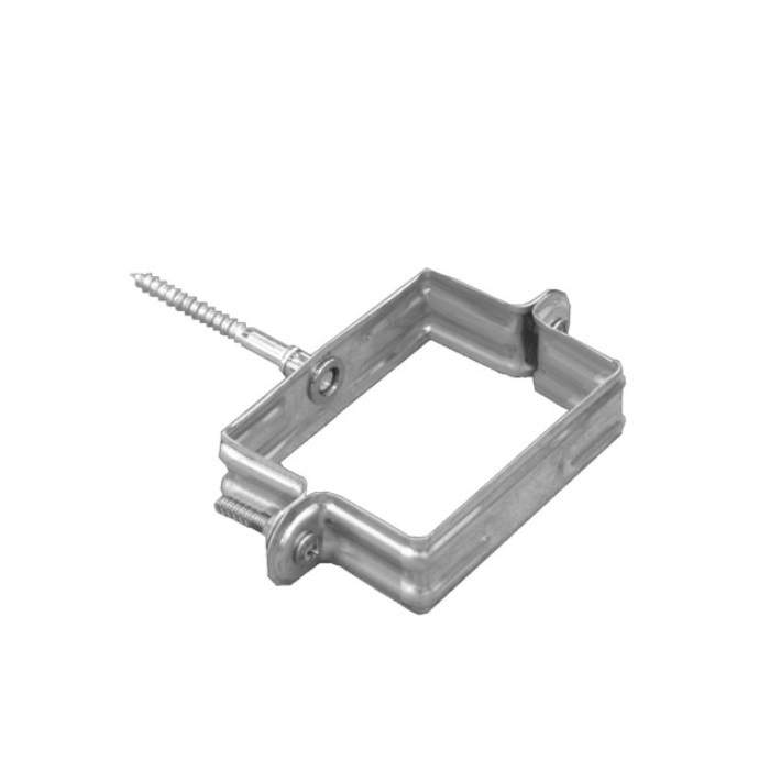 Metal Gutta Zinc Grey Zinc 80X80mm Square Downpipe Clip
