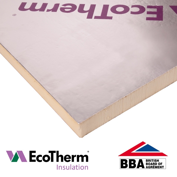 EcoTherm Eco-Versal PIR Insulation Board - 2.4m x 1.2m x 140mm