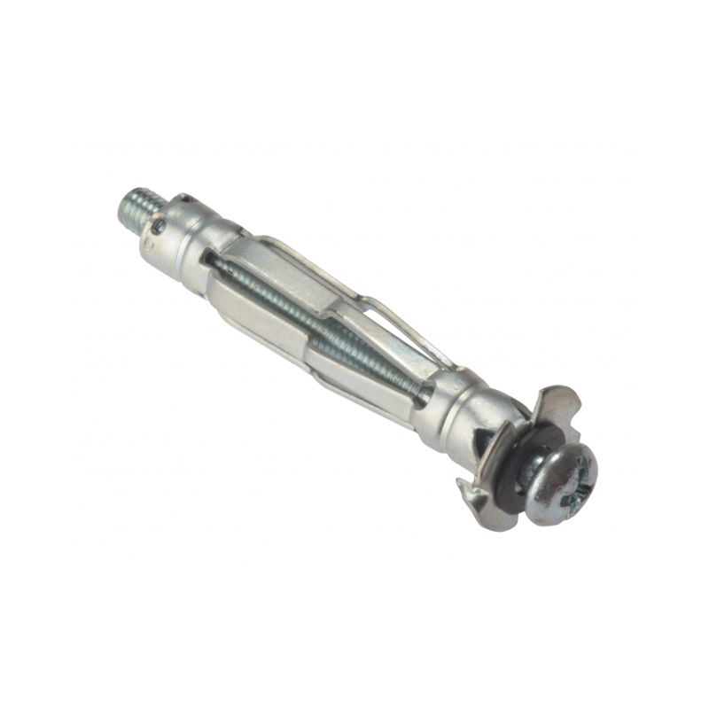 Zinc Plated Metal Cavity Wall Anchor M5 x 52mm Pack of 10