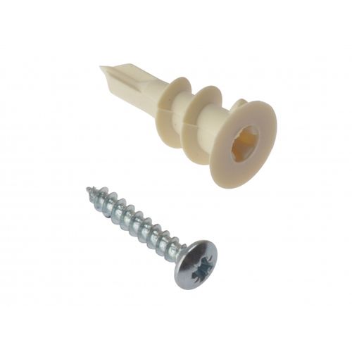 Forgefix Nylon Speed Plug Plasterboard Fixing - Box of 100 | Insulation ...