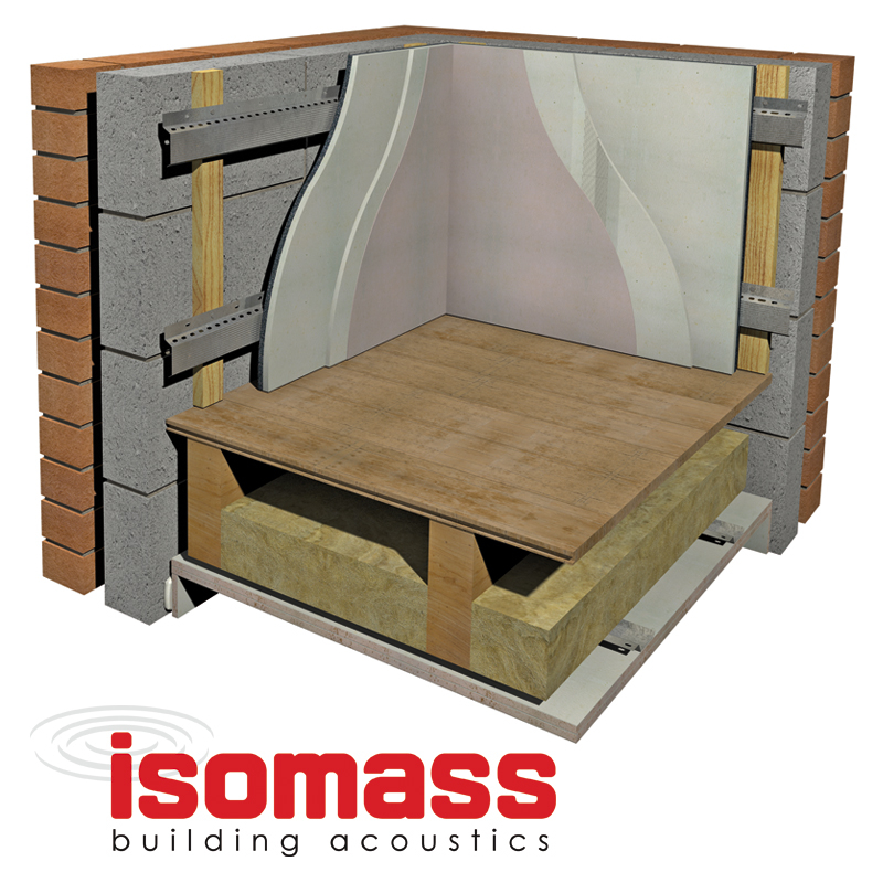 Isomass Isocheck Isowave 23 Acoustic Wall or Ceiling Panel - 1197mm x ...