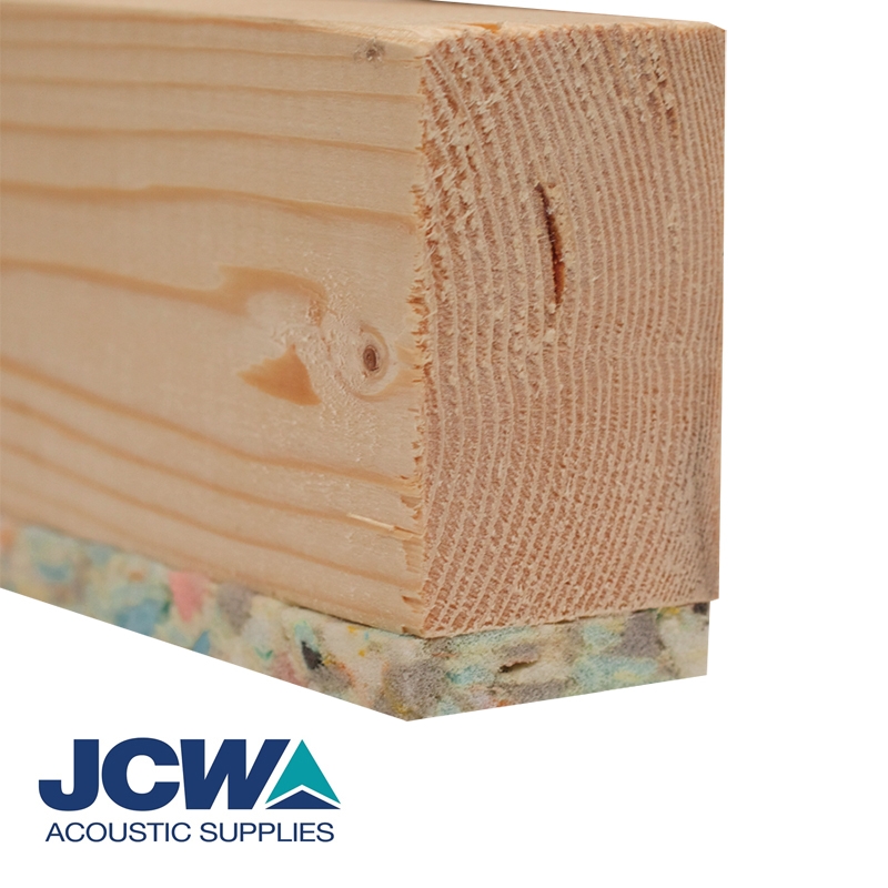 JCW Acoustic Batten 90T for Timber Floors - 90mm x 42mm x 1.8m Length