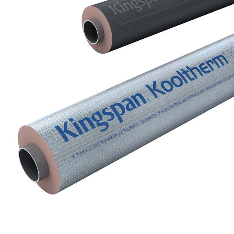 Kooltherm FM Pipe Insulation Lagging by Kingspan 15mm x 15mm x 1m