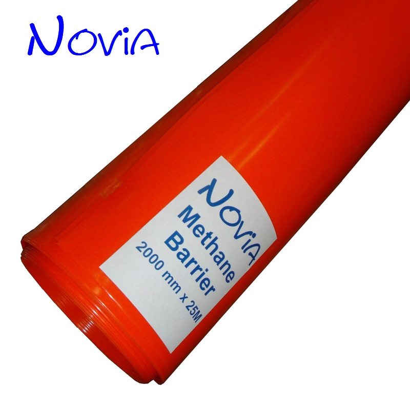 Novia Amber 1 Methane Gas Barrier 2000 Gauge Polythene - 25m x 2m