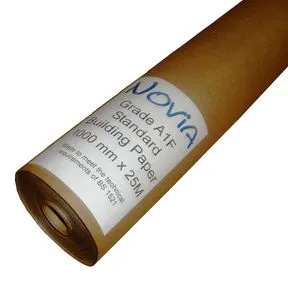 Novia A1F Grade Standard Building Paper to BS 1521 - 25m x 1m