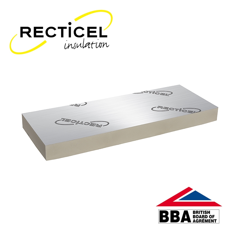Recticel Eurowall Cavity Insulation 1.2m x 450mm x 70mm - 7.56m2 Pack
