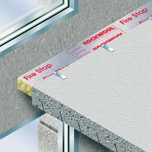 Firepro Cladding Rockwool SP60 Firestop Firepro Cavity Barrier 50-400mm - 31.2m2 Pallet ...