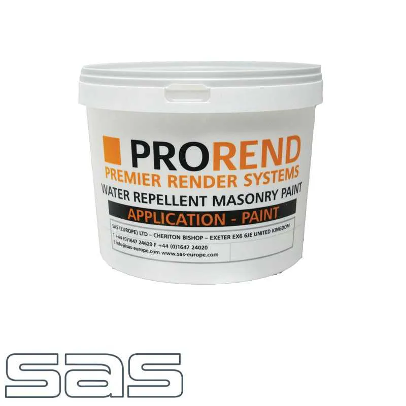 Prorend ProRend Water Repellent Masonry Paint 10L - Dove White | Insulation ...
