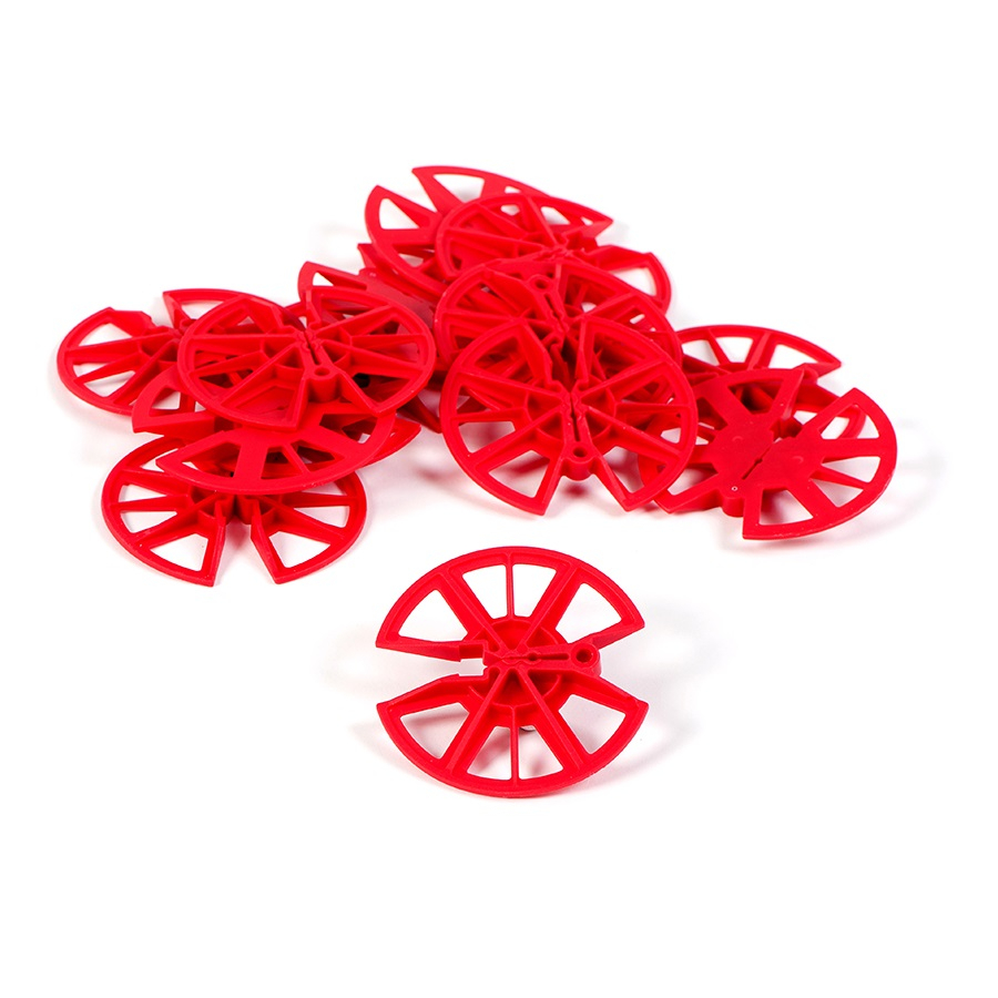 Timloc 80mm Insulation Retaining Disc in Red - Pack of 1000