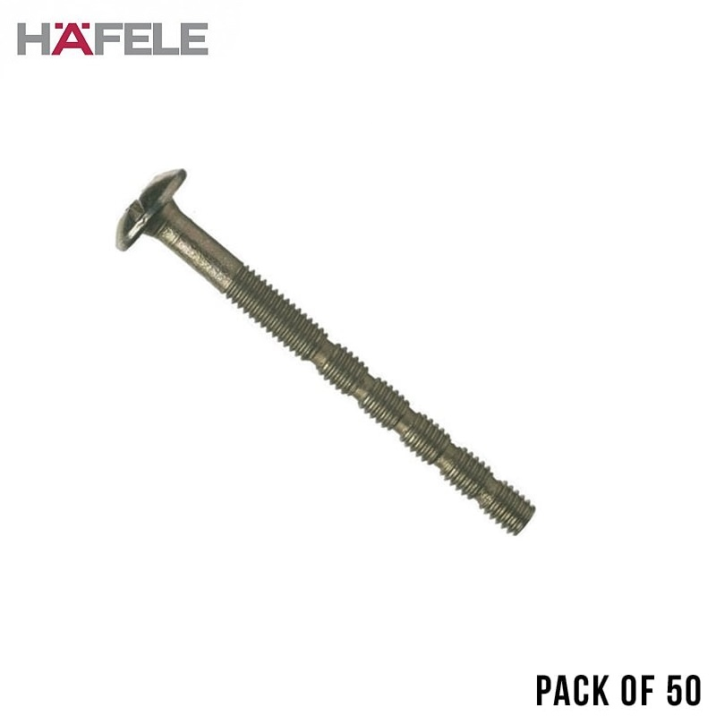 50 x Snap off M4 Screws for Cabinet Handles and Knobs 45mm