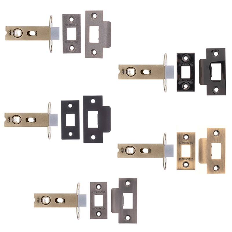Atlantic Bolt Through Tubular Latch - 63.5mm - Premium Finish