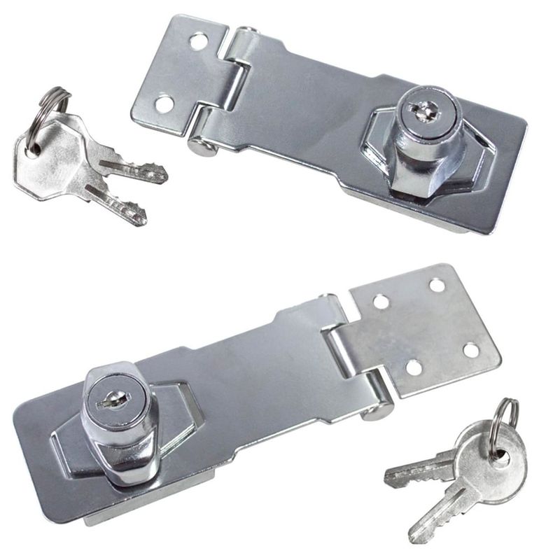 Amtech Key Locking Hasp & Staple 75mm Door Superstore®
