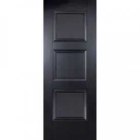 LPD Amsterdam Panel Black Primed Internal Door