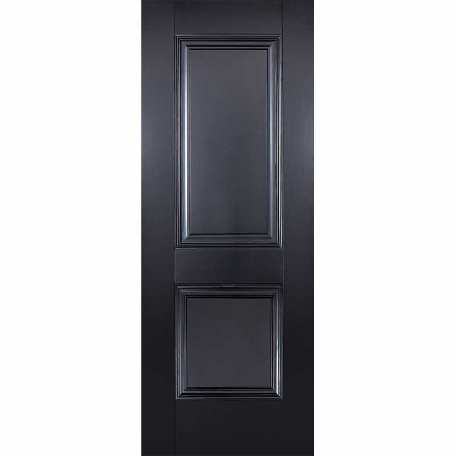 LPD Arnhem 2 Panel Black Primed Internal Door - 1981mm x 838mm (78 inch x 33 inch)