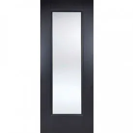 LPD Eindhoven Black Primed Glazed Internal Door