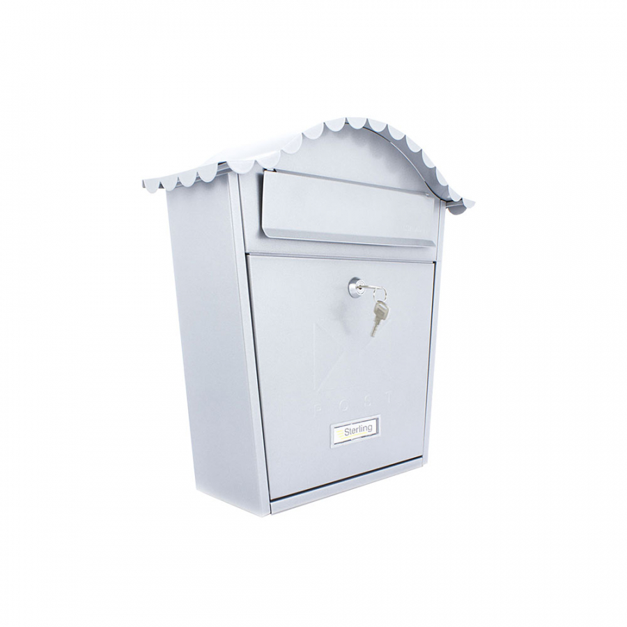 Sterling Classic Silver Post Box | Door Superstore®