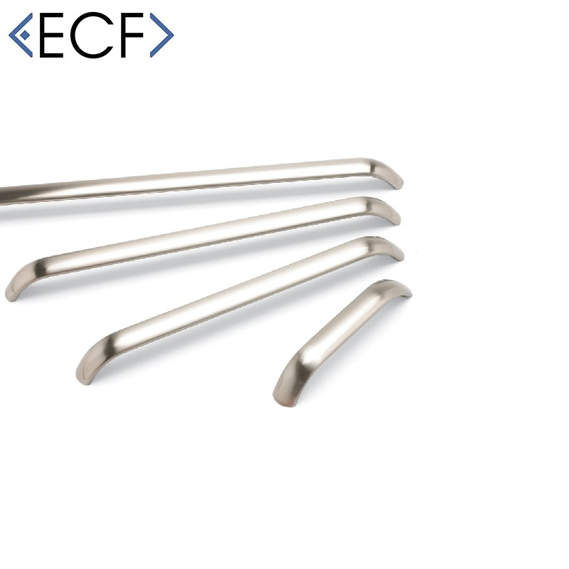 East Coast GEMINI 'D' Pull Handle in Brushed Nickel 160mm