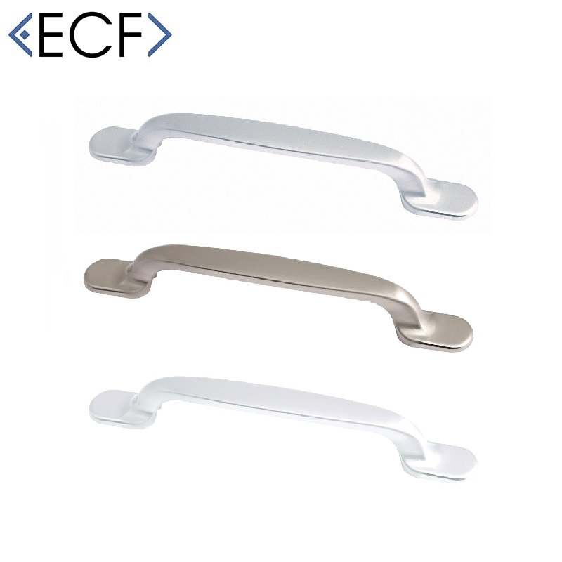 East Coast Contemporary SHAKER Cupboard Door and Drawer Pull Handle (Brushed Nickel) (96mm)