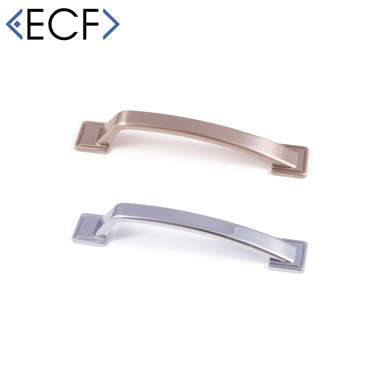 East Coast Expressions Windsor Latch D Style Pull Handle Brushed Nickel (128mm)