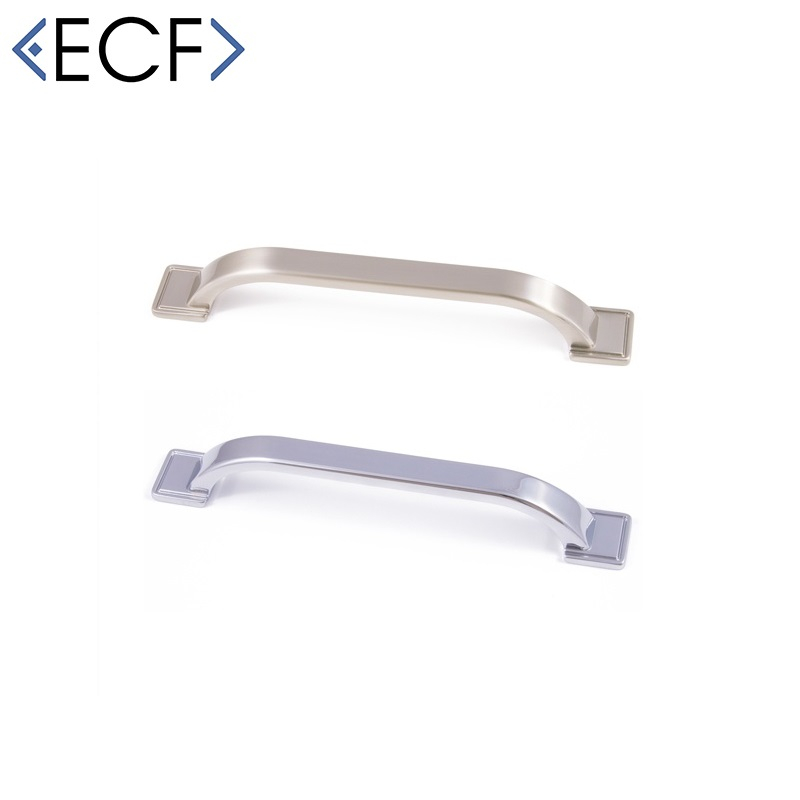 East Coast Expressions Windsor Modern D Style Pull Handle Brushed Nickel (96mm)