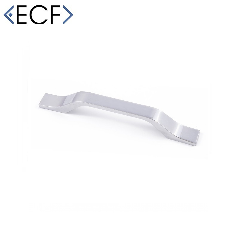East Coast FINESSE STRAP Cupboard Door Drawer Pull Handle in Chrome 128mm
