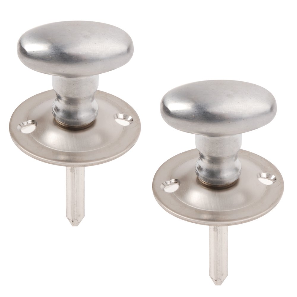 Excel Pair of Oval Thumb Turns for Mortice Rack Bolts 30mm (Satin