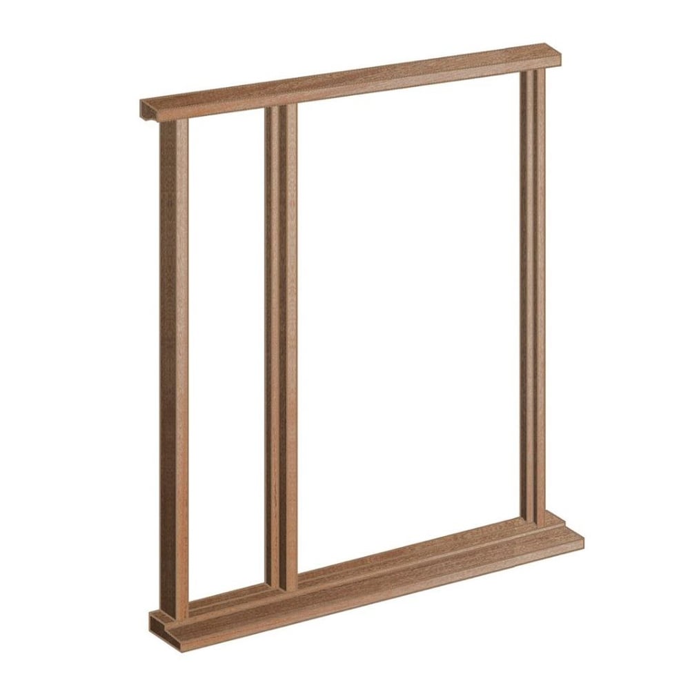 LPD External Hardwood Vestibule Universal Door Frame and Sidelight Kit