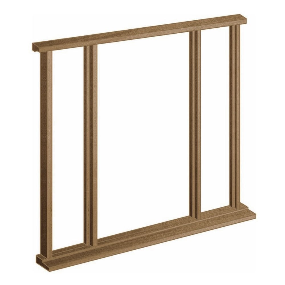 LPD External Hardwood Vestibule Universal Door Frame and Sidelight Kit