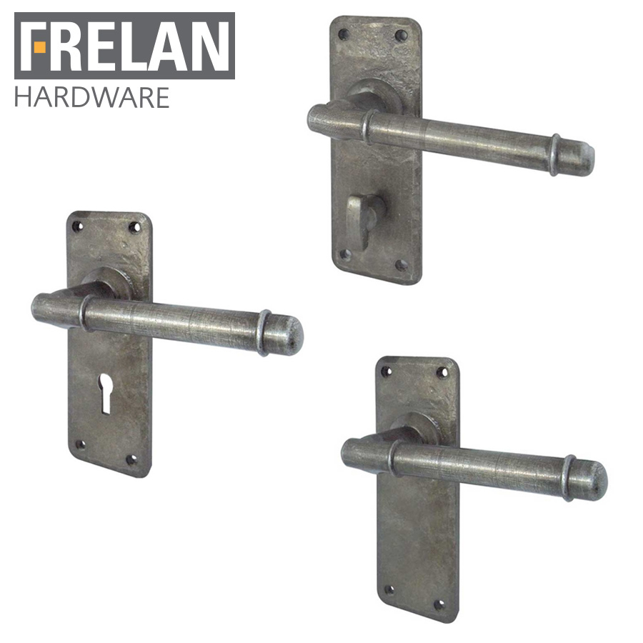 frelan-hardware-belfry-hand-forged-pewter-lever-on-backplate-door-handle-group