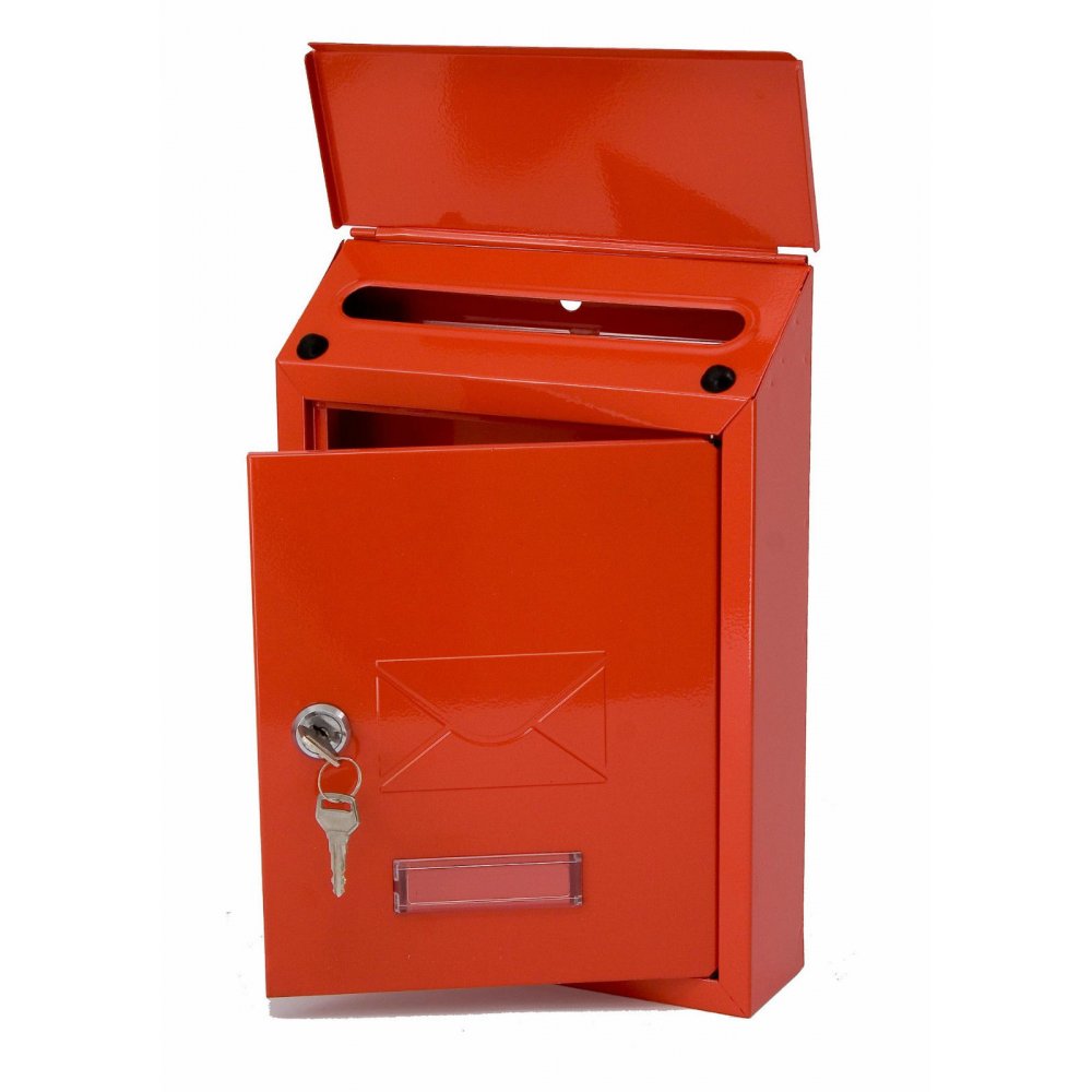 G2 AVON Lockable Steel Mail and Post Box RED | Door Superstore®