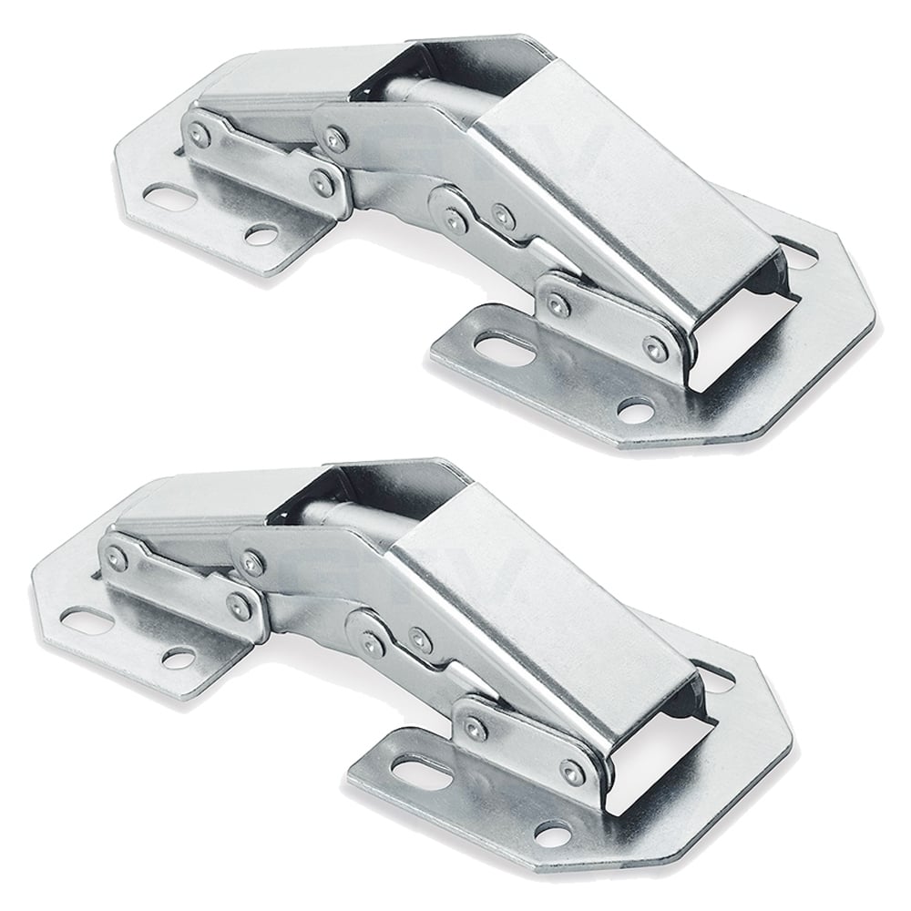GTV 2 x 90 Degree Kitchen Cabinet Sprung Door Hinge Piston Type (Large)