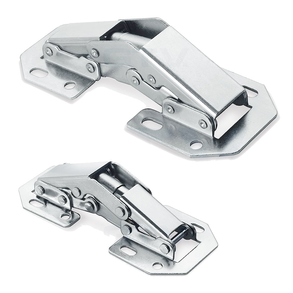 GTV 2 x 90 Degree Kitchen Cabinet Sprung Door Hinge Piston Type (Large)