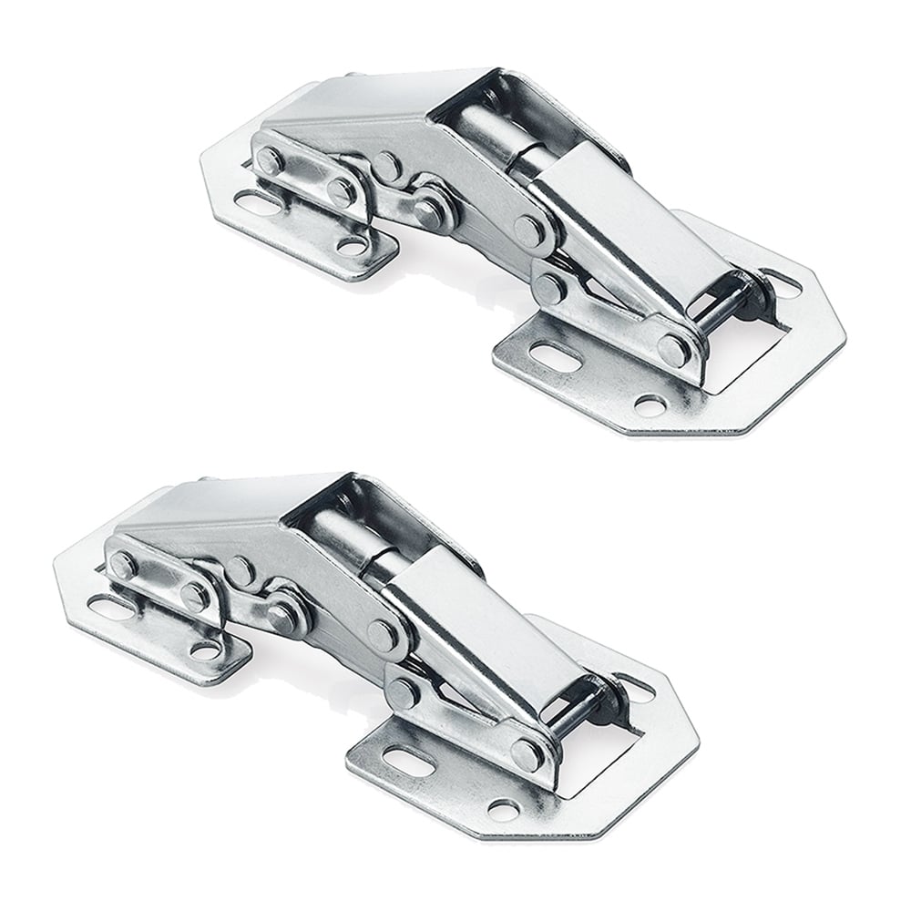 GTV 2 x 90 Degree Kitchen Cabinet Sprung Door Hinge Piston Type (Small)