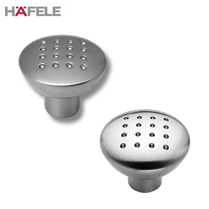 DIMPLE Cupboard Door and Drawer Knob 28mm (Brushed Nickel)